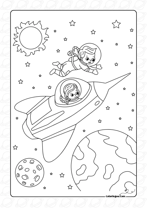 Two Friends In Space 1 two friends in space