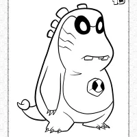 Upchuck Omniverse Coloring Page 21 upchuck omniverse classic coloring page