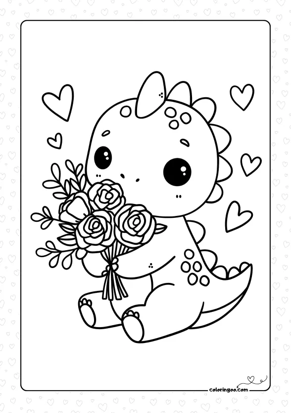 Valentine's Day Dino 1 valentines day dino