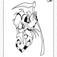 Zsskayr Classic Omniverse Coloring Page 31 zsskayr classic omniverse coloring page