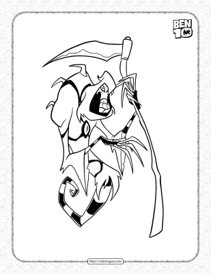 Zsskayr Classic Omniverse Coloring Page