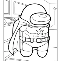 Among Us Cape and Belt Hero