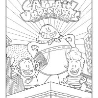 Captain Underpants Movie Coloring Sheet 15 Captain Underpants Movie Coloring Sheet