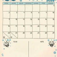 Free 2026 August Calender 25 Free 2026 August Calender