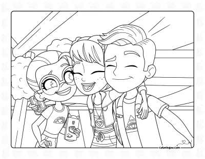 Free Polly Pocket Coloring Pages