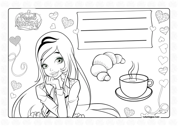 Free Regal Academy Coloring Pages 1 Free Regal Academy Coloring Pages