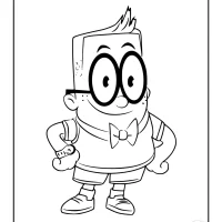 George Beard Standing Coloring Sheet 14 George Beard Standing Coloring Sheet