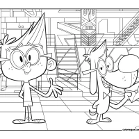 Mr Peabody and Sherman Movie Coloring Activities