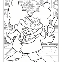 Poopypants Science Lab Coloring Page 8 Poopypants Science Lab Coloring Page