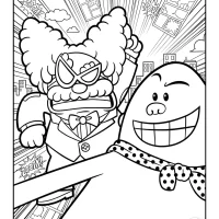 Poopypants and Captain Coloring Pages 11 Poopypants and Captain Coloring Pages