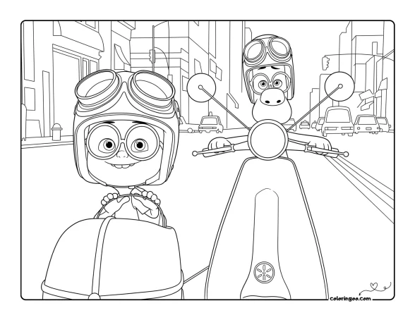 Printable Mr Peabody and Sherman Drawing Pages 1 Printable Mr Peabody and Sherman Drawing Pages
