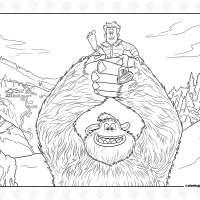Printable Smallfoot Coloring Sheet 5 Printable Smallfoot Coloring Sheet