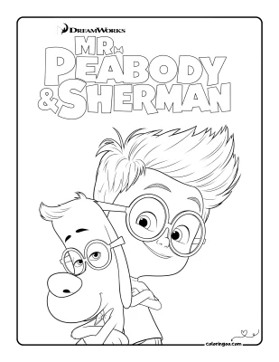 Printables Mr Peabody and Sherman Drawing Pages