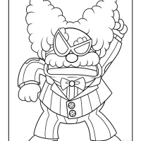 Professor Poopypants Pose Coloring Pages 5 Professor Poopypants Pose Coloring Pages