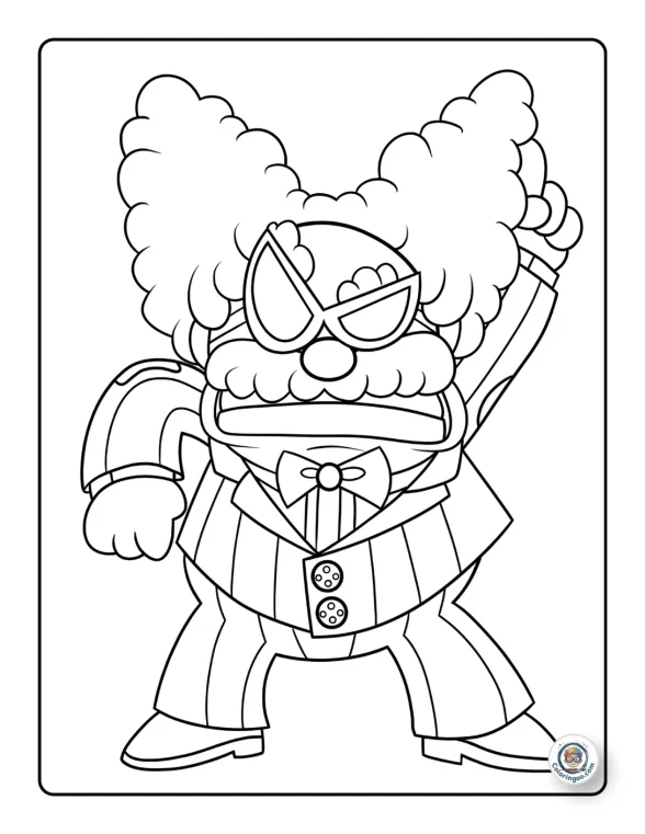 Professor Poopypants Pose Coloring Pages 1 Professor Poopypants Pose Coloring Pages