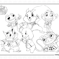 Regal Academy Pets Coloring Pages