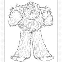 Smallfoot Dorgle Coloring Page 2 Smallfoot Dorgle Coloring Page