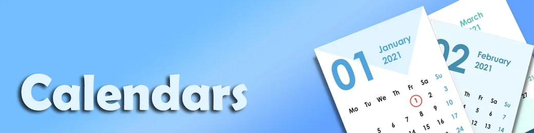 calendars banner calendars banner
