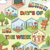Days Of The Week Printables Poster 16 Days Of The Week Printables Poster