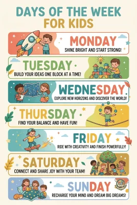Days of the Week Classroom Poster