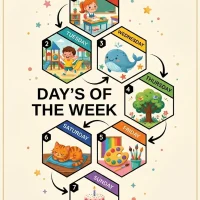 Days of the Week Educational Poster 15 Days of the Week Educational Poster