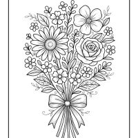 For My Mom Coloring Page