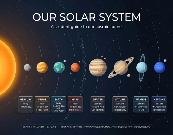 Free Printable Our Solar System Poster