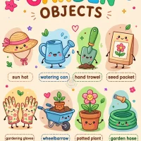 Garden Objects Vocabulary Worksheet 6 Garden Objects Vocabulary Worksheet