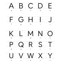 Letters Educational Poster