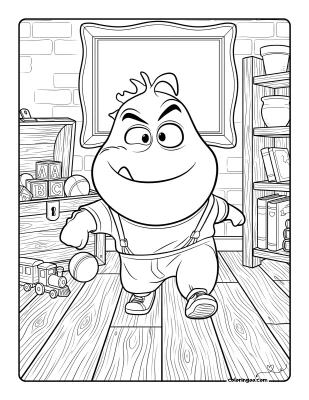 Mr Piranha The Bad Guys Coloring Pages