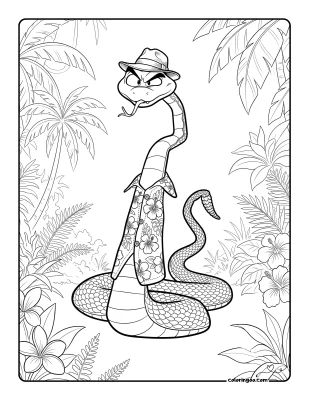 Mr Snake The Bad Guys Coloring Pages