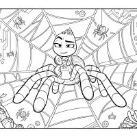 Ms Tarantula Spider Webs The Bad Guys Coloring Pages 7 Ms Tarantula Spider Webs The Bad Guys Coloring Pages
