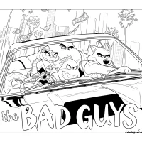 Printable The Bad Guys Coloring Sheet 6 Printable The Bad Guys Coloring Sheet