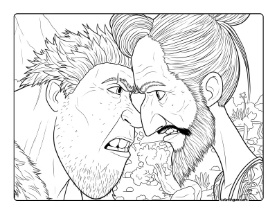Printable The Croods Coloring Pages