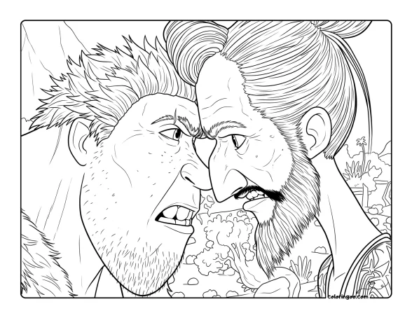 Printable The Croods Coloring Pages