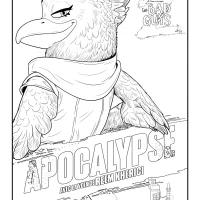 The Bad Guys 2 Apocalypse Coloring Page 1 The Bad Guys 2 Apocalypse Coloring Page