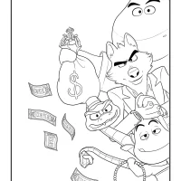 The Bad Guys 2 Coloring Pages 5 The Bad Guys 2 Coloring Pages