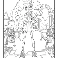 Winx Stormy Kawaii Season 1 Coloring Page