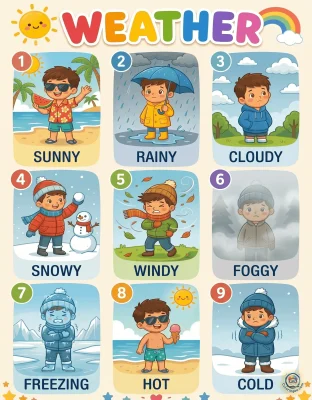 Printable Weather Poster