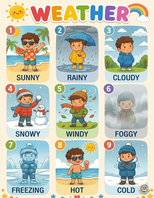printable weather poster