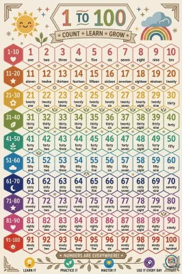 Free Count 1 to 100 Pdf Worksheet
