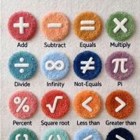 Furry Math Symbols Worksheet 7 Furry Math Symbols Worksheet