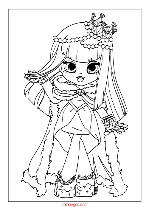 Shopkins Dolls Coloring Page