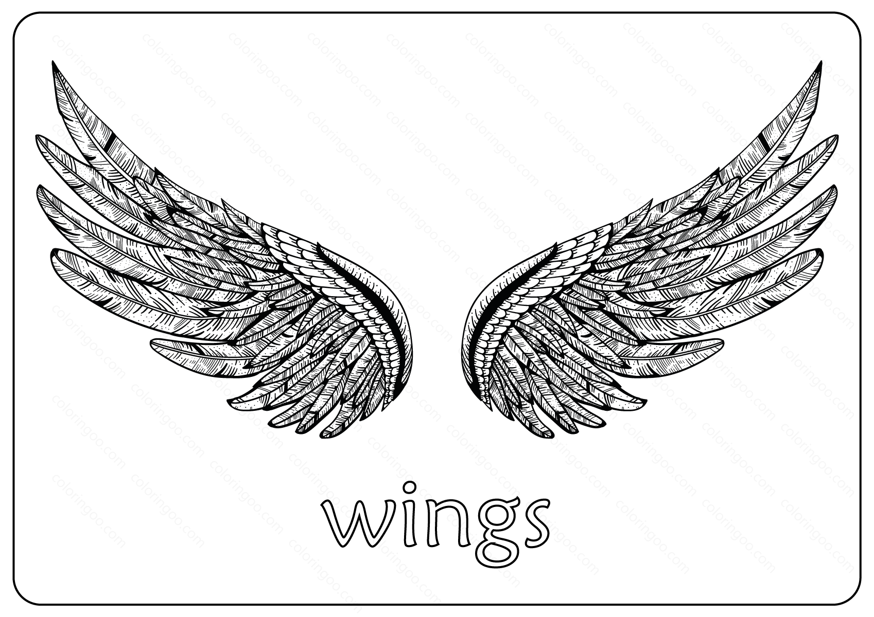 free printable wings coloring pages e1574881274813