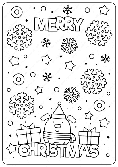 merry christmas coloring pages 06