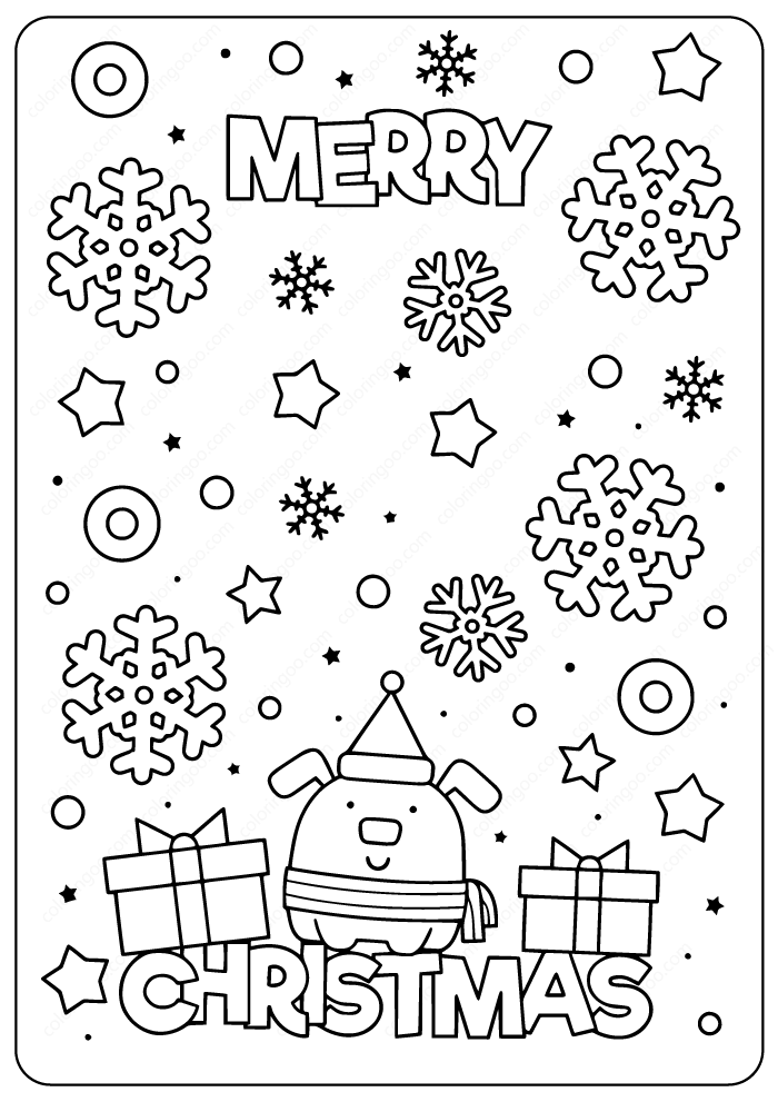 merry christmas coloring pages 06