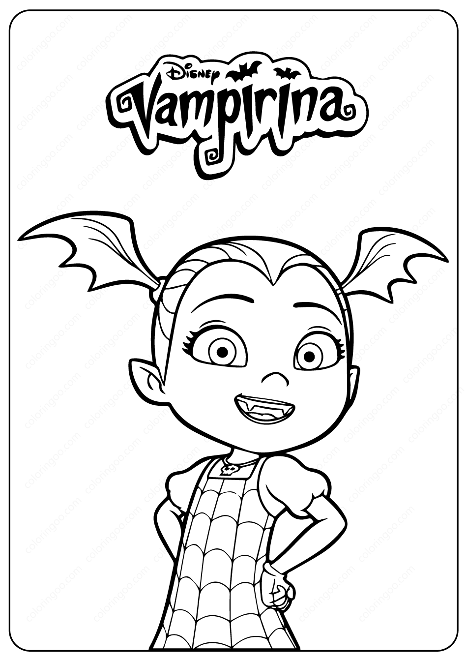 disney junior vampirina coloring pages