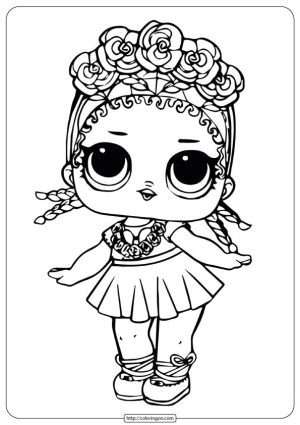 LOL Surprise Doll Coloring Sheets Coconut th