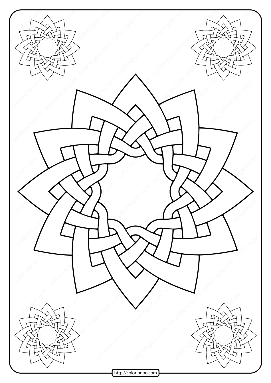 celtic knot work dodeca by Peter Mulkers