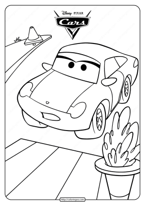 disney pixar cars sally coloring pages